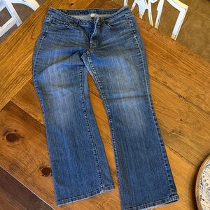 LOFT Women's Blue Straight Leg Jeans